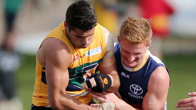 Woodville-West Torrens’ Jared Petrenko. Picture: CALUM ROBERTSON