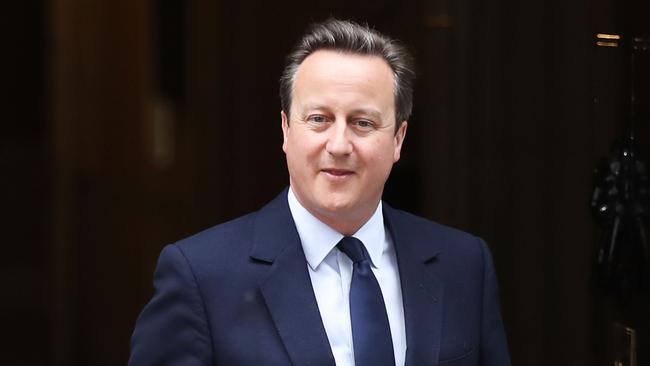 Former British PM David Cameron lobbied on behalf of Lex Greensill. Picture: Getty Images