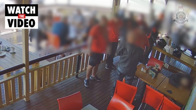 Bikie allegedly violently assaults elderly man at Canungra cafe