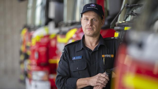 Fire investigator Tim McKay. Picture: Chris Kidd