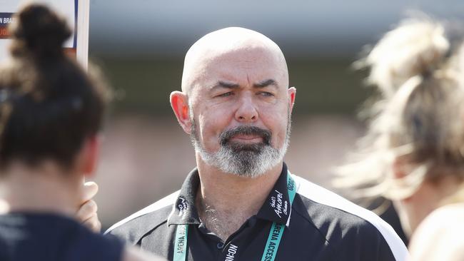 Carlton head coach Daniel Harford believes postponing the AFLW would be an act of stupidity. Picture: Getty Images