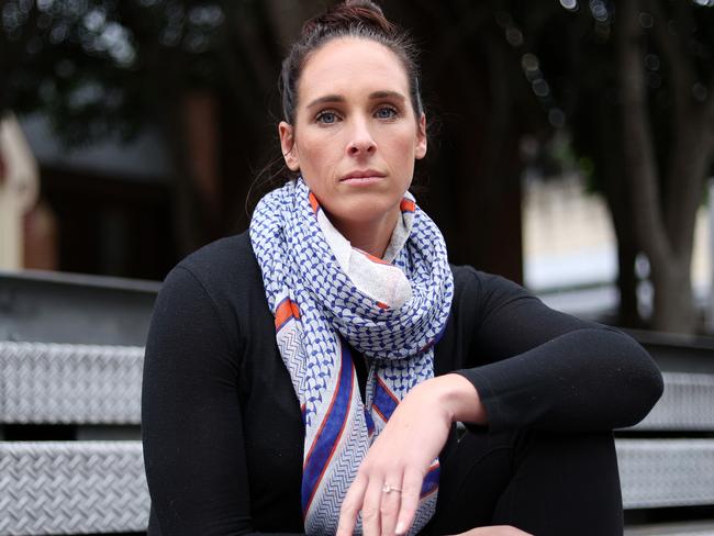 Ms O’Neill hopes her story will force people to think twice about perpetuating rape myths. Pic: Tim Hunter.