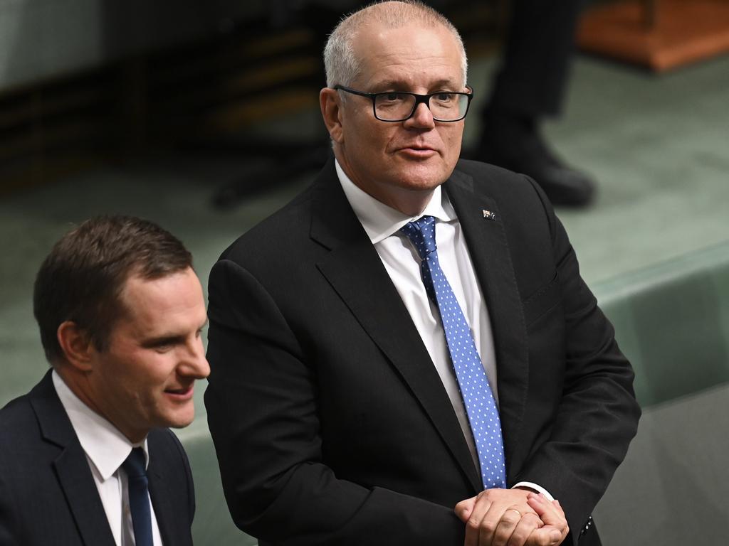 Scott Morrison is also rumoured to be quitting politics soon. Picture: NCA NewsWire / Martin Ollman