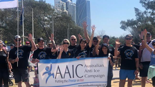 Walk Against Ice in Broadbeach on September 15. Picture: Annie Perets