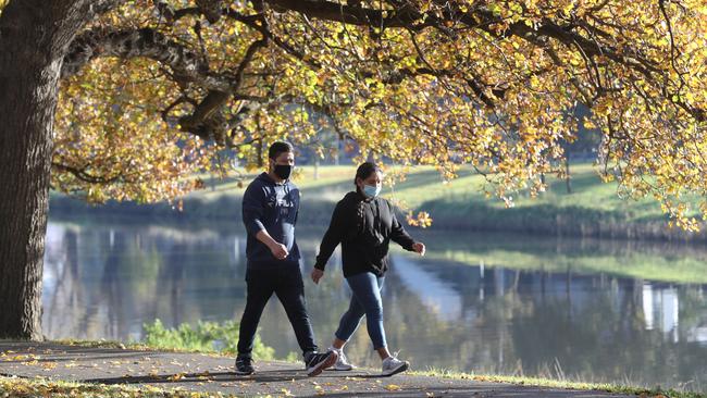 Melburnians remain under their sixth lockdown. Picture: David Crosling