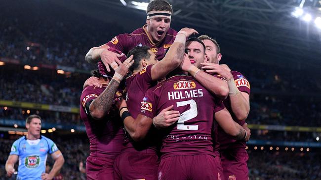 Queensland again proved that you can never count them out. (AAP Image/Dan Himbrechts)