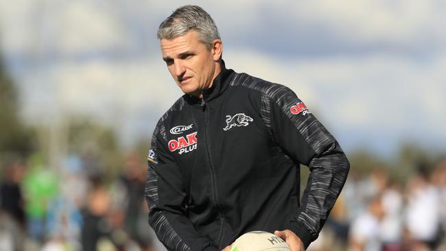 The former Panther defended his relationship with Ivan Cleary. Picture: Mark Evans