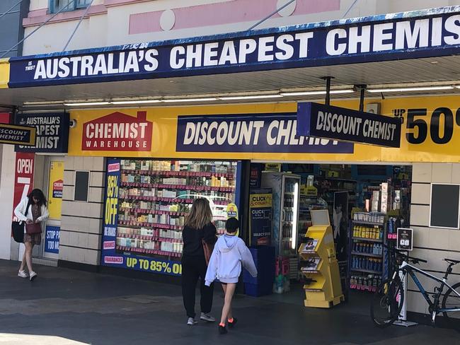 Kidstuff is moving into the old Chemist Warehouse premises on The Corso at Manly. Picture: Jim O'Rourke