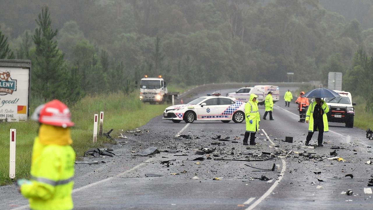 James Ciseau died in a truck and vehicle crash west of the Bruce Highway at Dianella Rd and Roys Rd, Beerwah on Monday. Picture: Patrick Woods