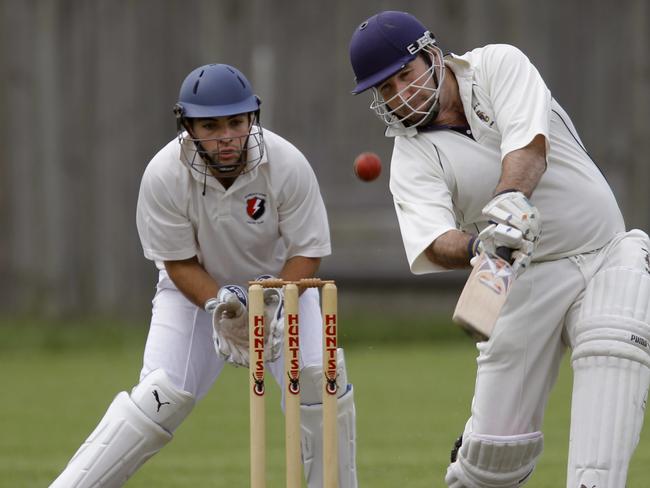 Sam Kenny hitting out against Bonbeach in 2011.