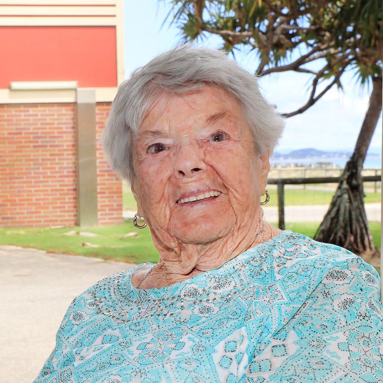 Alma Love enjoys a cup of tea. Photo: Scott Powick Newscorp