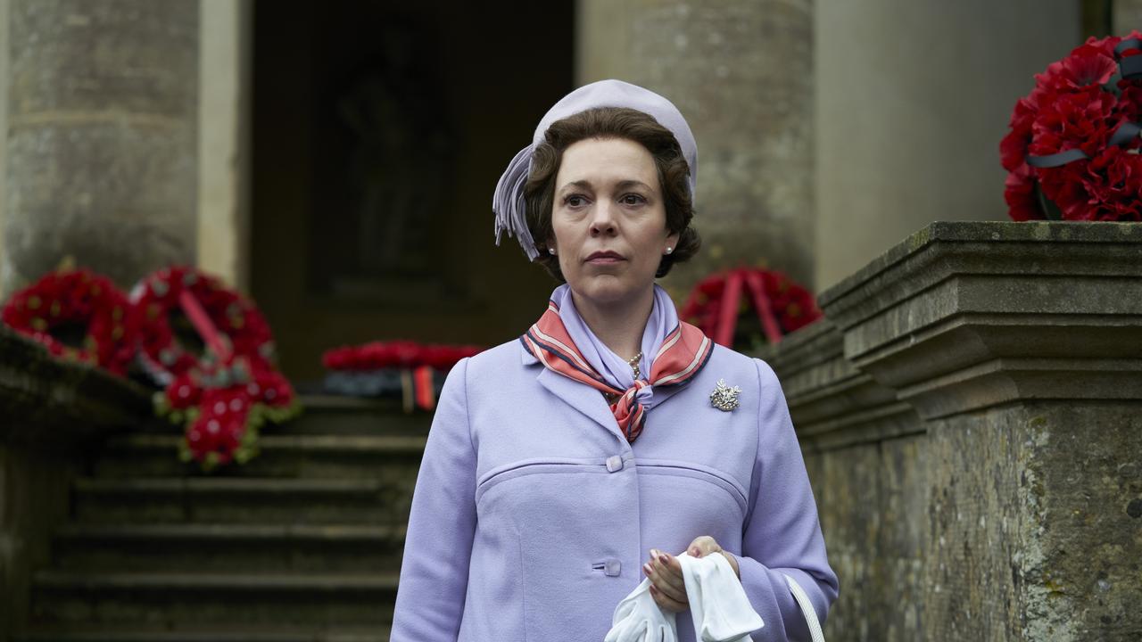 Colman as Queen Elizabeth II in series three of The Crown. Picture: Netflix