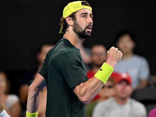 Jordan Thompson has played down his chances at the Australian Open. (Photo by William WEST / AFP)