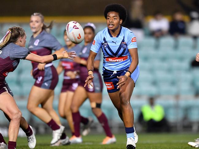 Losana Lutu is a rising star for the Tigers. Picture: NRL Photos