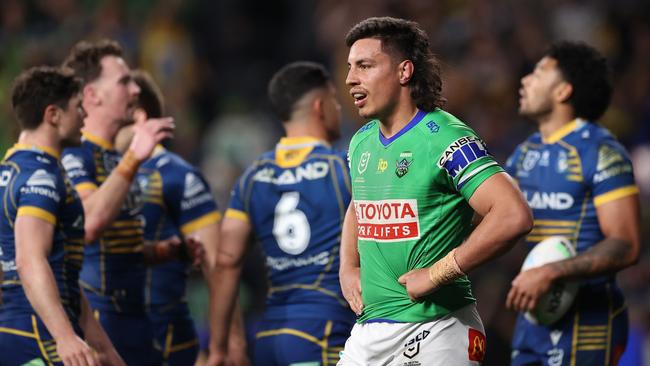 Joseph Tapine has had a super season for the Raiders. Picture: Mark Kolbe/Getty Images