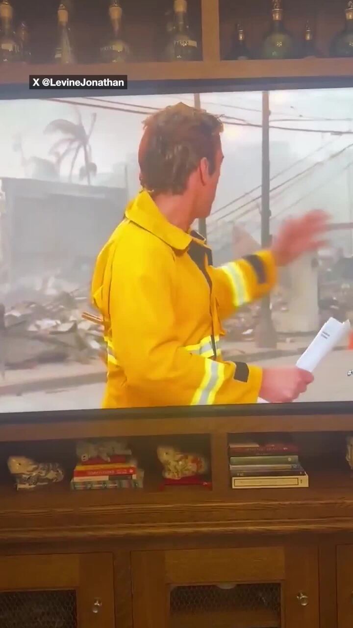 ABC journalist mocked on social media while reporting on deadly LA fires