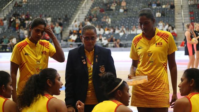 Sri Lanka have had some tough games - but played out an impressive contest against Singapore. Picture: Shaun Roy/Gallo Images/Netball World Cup 2023