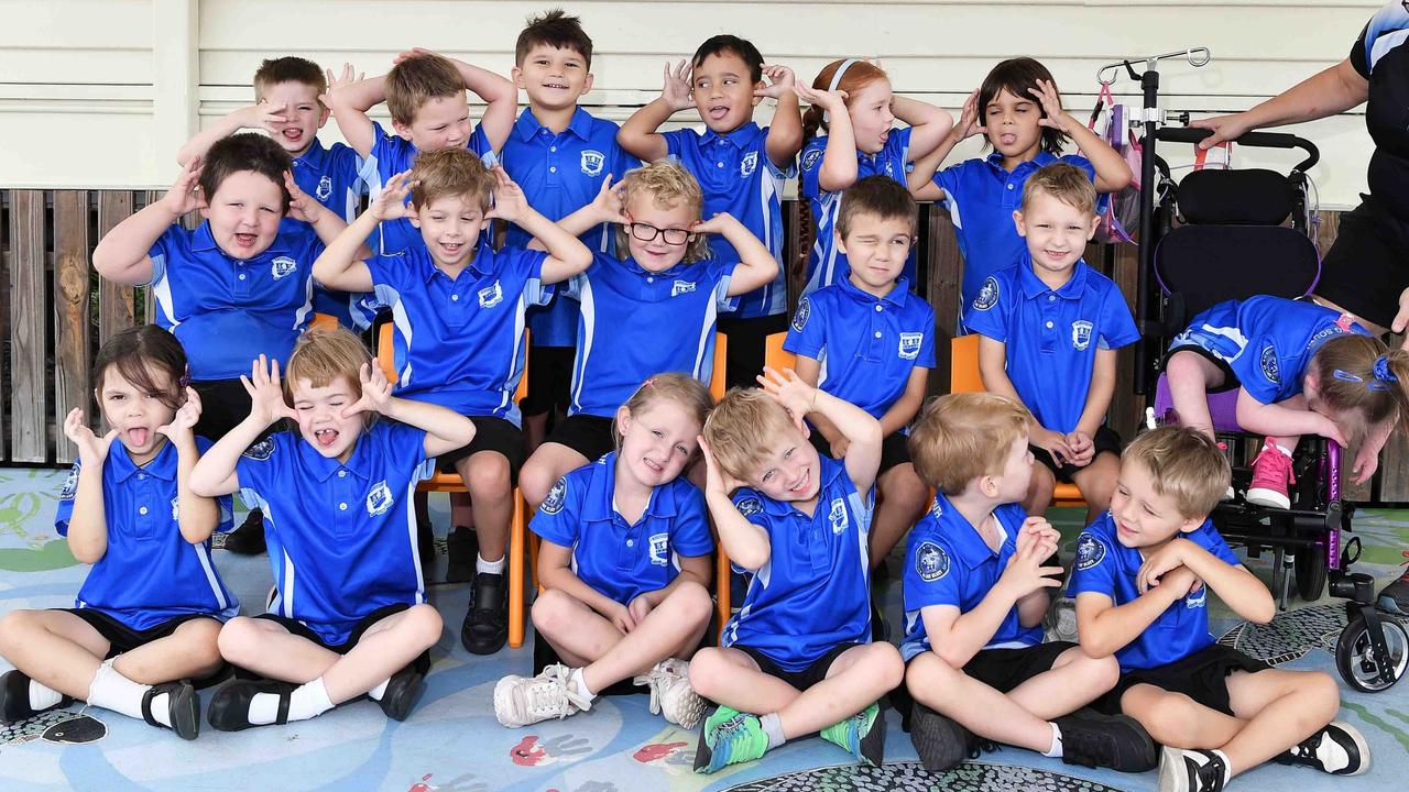 MY FIRST YEAR: Bundaberg South State School Preps. Picture: Patrick Woods.