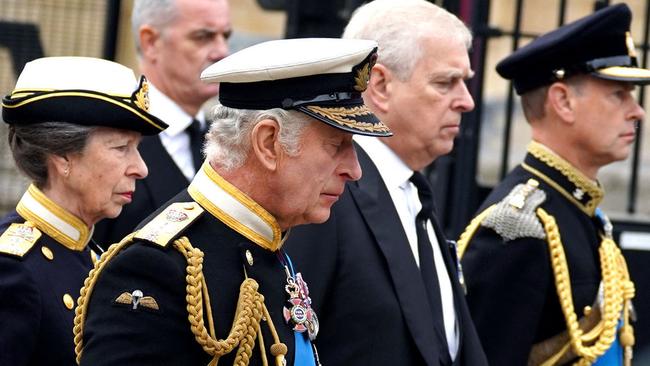 Author Angela Levin claims Prince Andrew tried to prevent his brother Charles from becoming King. Picture: AFP