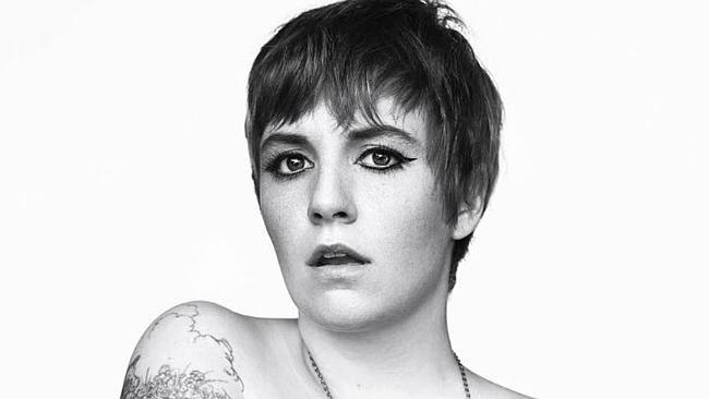 Lena Dunham poses topless