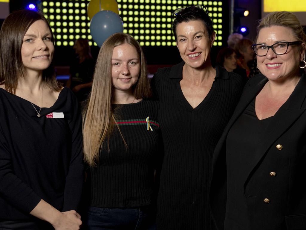 <p>Iryna Karpenko, Zoriana Anotoshkiv, Anna Moeller and Lucy Randall. Picture: Naomi Jellicoe</p>