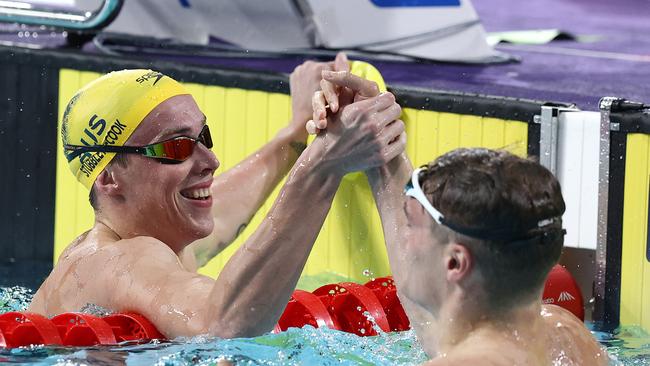 Australian swimmer Zac Stubblety-Cook wins the gold medal in the Mens 200 metres breaststroke. Picture: Michael Klein