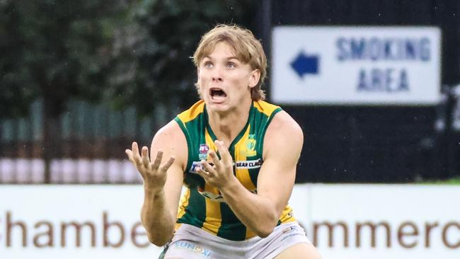 Brayden Taylor has been a consistent performer for PINT in the 2022-23 season. Picture: Celina Whan / AFLNT Media.