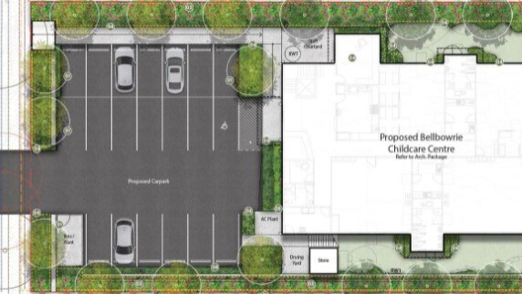 The proposed layout of the centre.