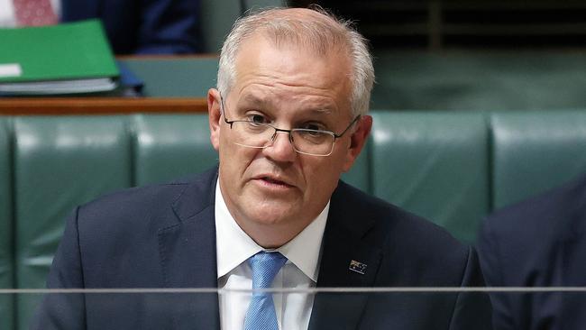 Prime Minister Scott Morrison says the unfolding situation in Ukraine looks ‘inevitable’. Picture: NCA NewsWire / Gary Ramage