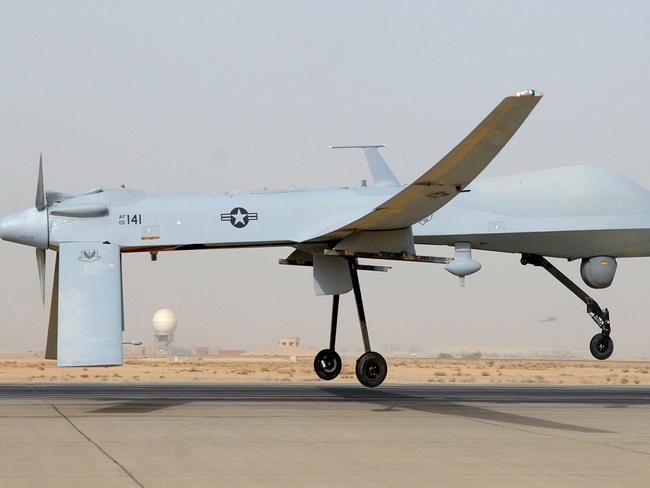 This undated US Air Force photo shows an MQ-1 Predator unmanned aircraft as it prepares for takeoff in support of operations in Southwest Asia. Iranian fighter jets fired on an unarmed US drone in the Gulf last week and missed, the Pentagon said November 8, 2012, warning that the United States stood ready to protect its forces in the region. "They intercepted the aircraft and fired multiple rounds," spokesman George Little told a news conference. The US military plane was "never in Iranian air space" and came under fire on November 1 from SU-25 fighters off the Iranian coast over international waters, he said. The MQ-1 Predator, a turboprop plane that flies at a much slower speed than the fighter jets, was pursued further by the Iranian warplanes but not fired on again. The Predator later returned safely to an unspecified military base in the region, Little said. The Predator was intercepted about 16 nautical miles off the Iranian coast, beyond Iran's territorial waters that extend 12 nautical miles off the country's shore, he added.  = RESTRICTED TO EDITORIAL USE - MANDATORY CREDIT " AFP PHOTO / US AIRFORCE/JULIANNE SHOWALTER/" - NO MARKETING NO ADVERTISING CAMPAIGNS - DISTRIBUTED AS A SERVICE TO CLIENTS =