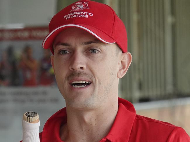 MPCA Provincial cricket: Heatherhill v Sorrento.  Sorrento playing-coach Seb Gotch. Picture: Valeriu Campan