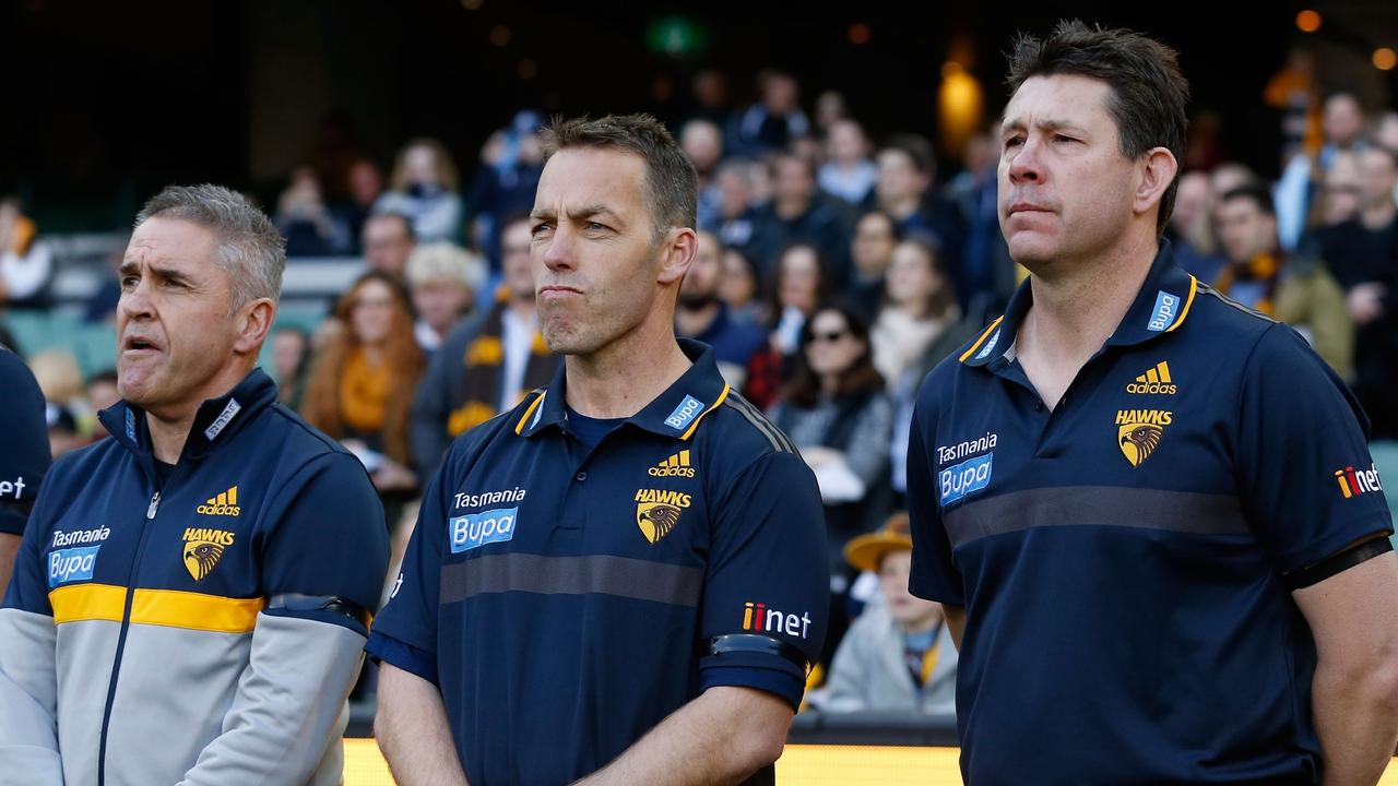 Clarko and Chris Fagan (left) are at the centre of the scandal. Brett Ratten (right) will take over at North. (Photo by Michael Willson/AFL Media)