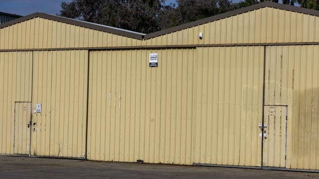 A neighbouring property on Langford St, Pooraka, with a CCTV camera was part of the jury view. Picture: NCA NewsWire / Kelly Barnes