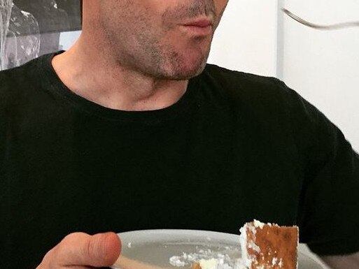 Hugh Jackman, "Sometimes a second piece of cheesecake is a must!!!" Picture: thehughjackman/Instagram