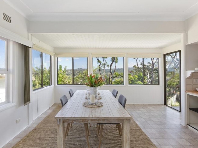 Inside 122 Parkes Rd, Collaroy Plateau which traded for the first time since built in 1962.