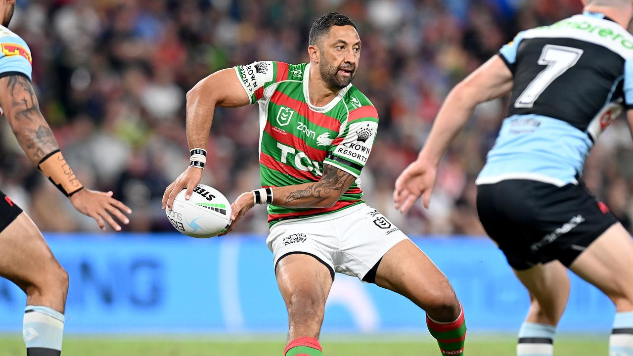 Benji Marshall had two try assists in the first half.