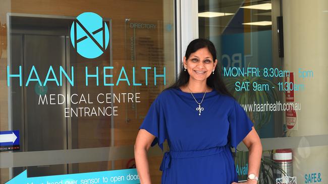 Dr Sonu Haikerwal, former president of the Gold Coast Medical Association, is one of the most respected GPs on the Gold Coast who in the past has mentor up to 50 trainee doctors at year on the Gold Coast. Her holistic approach to medicine has gained her praise and her efficiences in operationg two medical centres made her an obvious choice as one of the city’s COVID respiratory testing centres. Picture John Gass