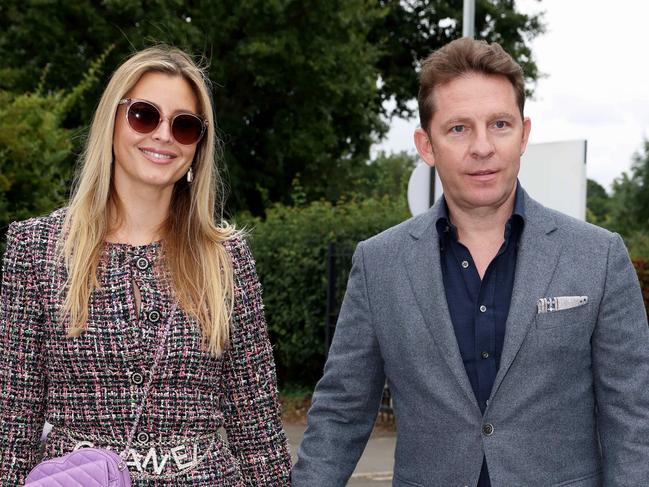 Holly Valance and Nick Candy attend Wimbledon Tennis Championships in 2022. Picture: Neil Mockford/GC Images