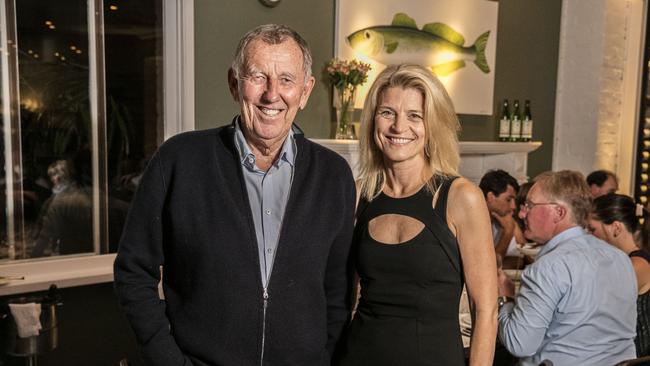 John Singleton and Venessa Merrin at a VIP Magic Millions Dinner at Burleigh Heads.