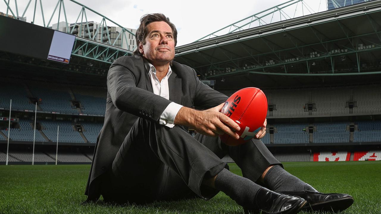 MELBOURNE. 06/03/2023. AFL CEO Gillon McLachlan at Marvel Stadium. Pic: Michael Klein