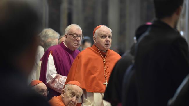 Attendees of George Pell’s funeral mass at the Vatican. Photo: Victor Sokolowicz