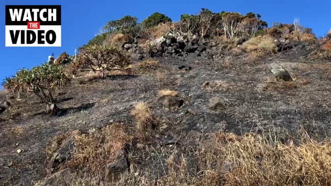 The aftermath of the Burleigh Hill fire shocks locals