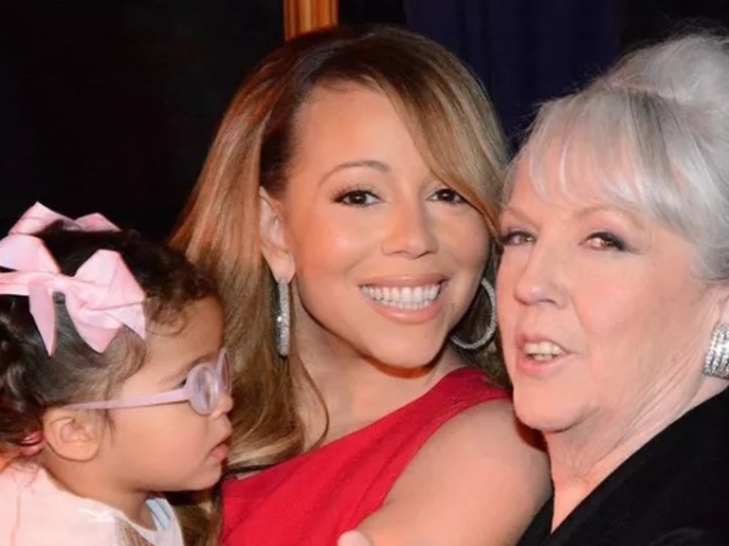 Mariah Carey has been left heartbroken after the death of her mother. Picture: mariahcarey/Instagram