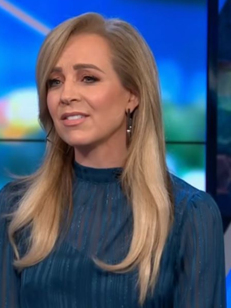 Carrie Bickmore consoles Steve.