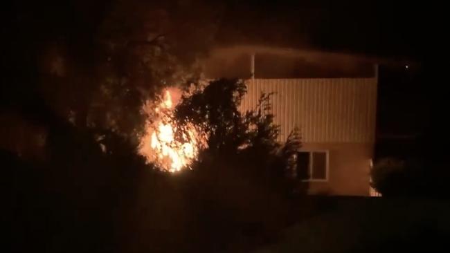 Emergency services were called to a home on Bailey Crescent in North Epping just before 10pm on Wednesday. Picture: Supplied