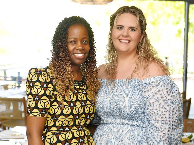Stella Omache and Emelie Gibson. Picture: Shae Beplate.