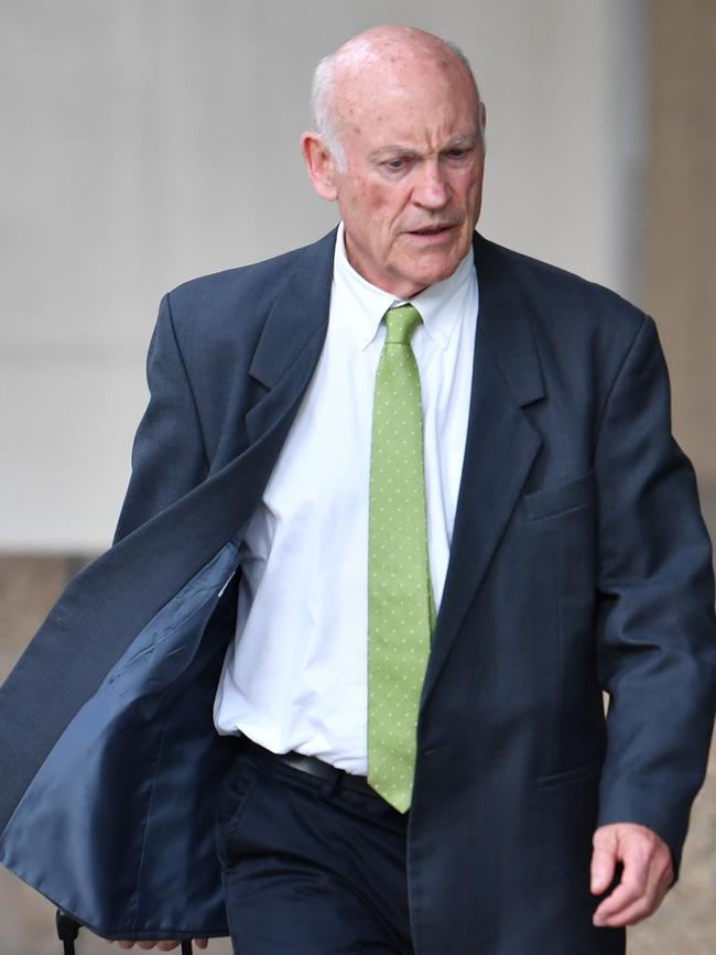 Ian MacDonald arrives at the Supreme Court in Sydney on Wednesday. Picture: Dean Lewins