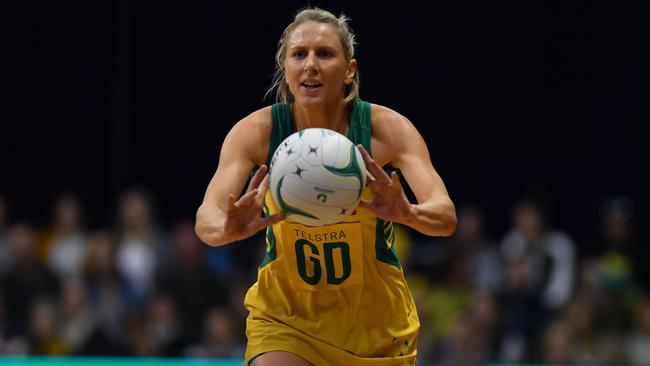 Australian Diamonds legend Clare McMeniman will suit up for her final match in Australian colours. Picture: AAP