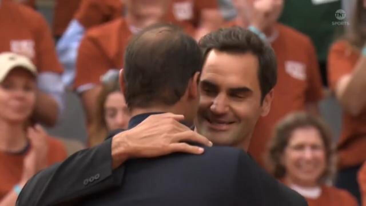 Scenes as rivals surprise teary Rafa