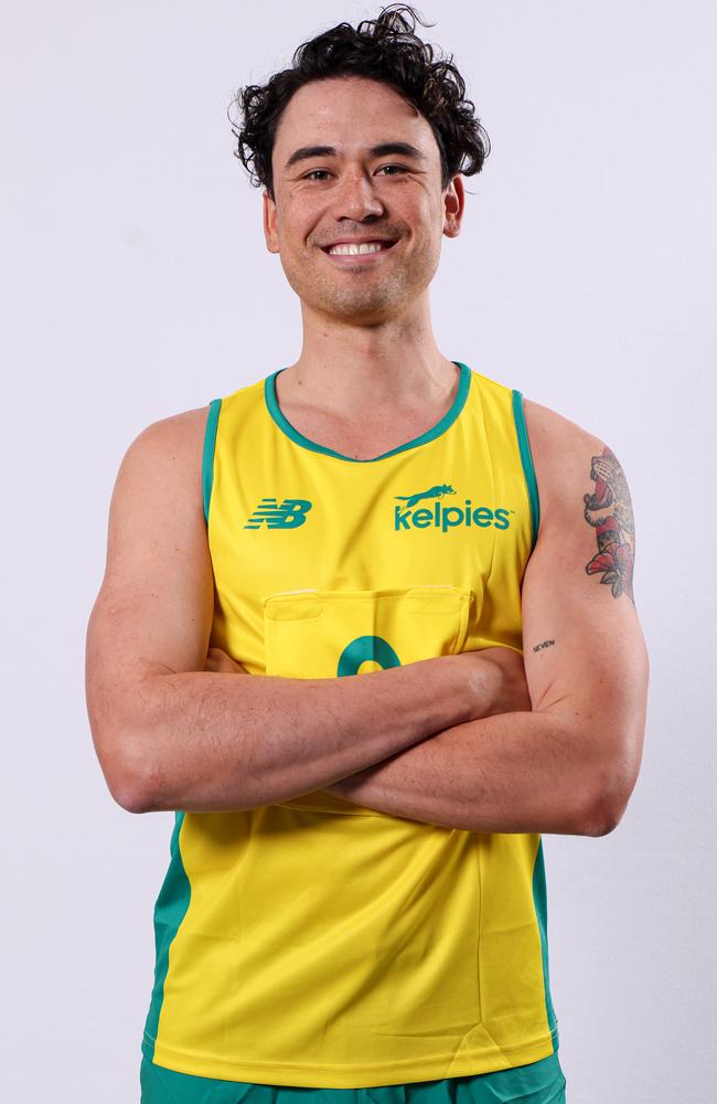 Liam Forcadilla is the captain of Australian men's netball team the Kelpies.